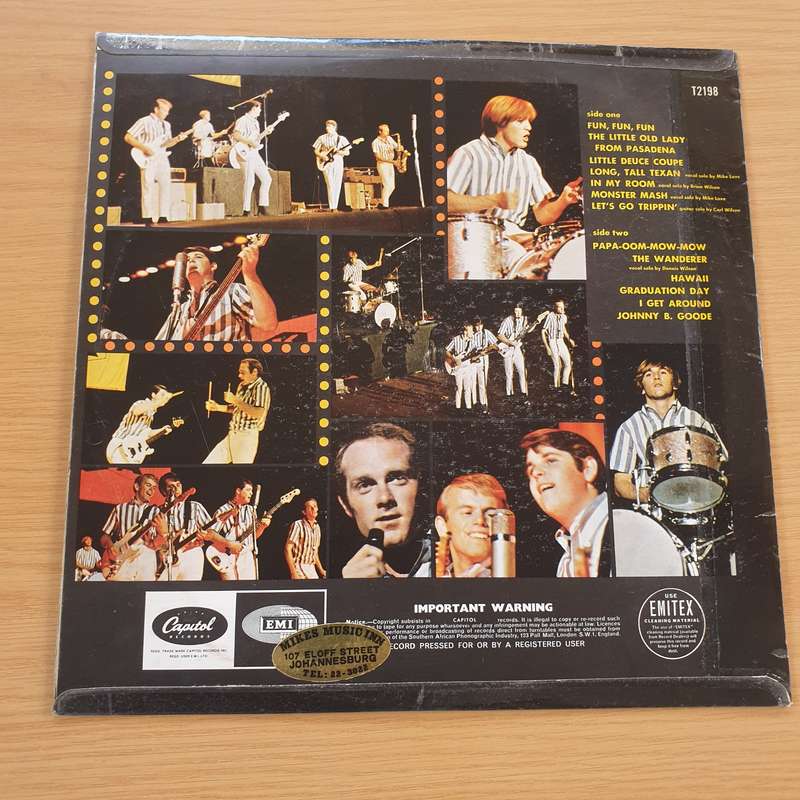 The Beach Boys  Beach Boys Concert - Vinyl LP Record  (VG+)