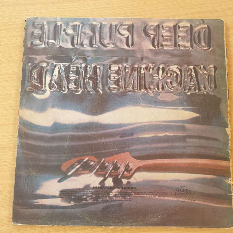 Deep Purple  Machine Head - Vinyl LP Record (VG)