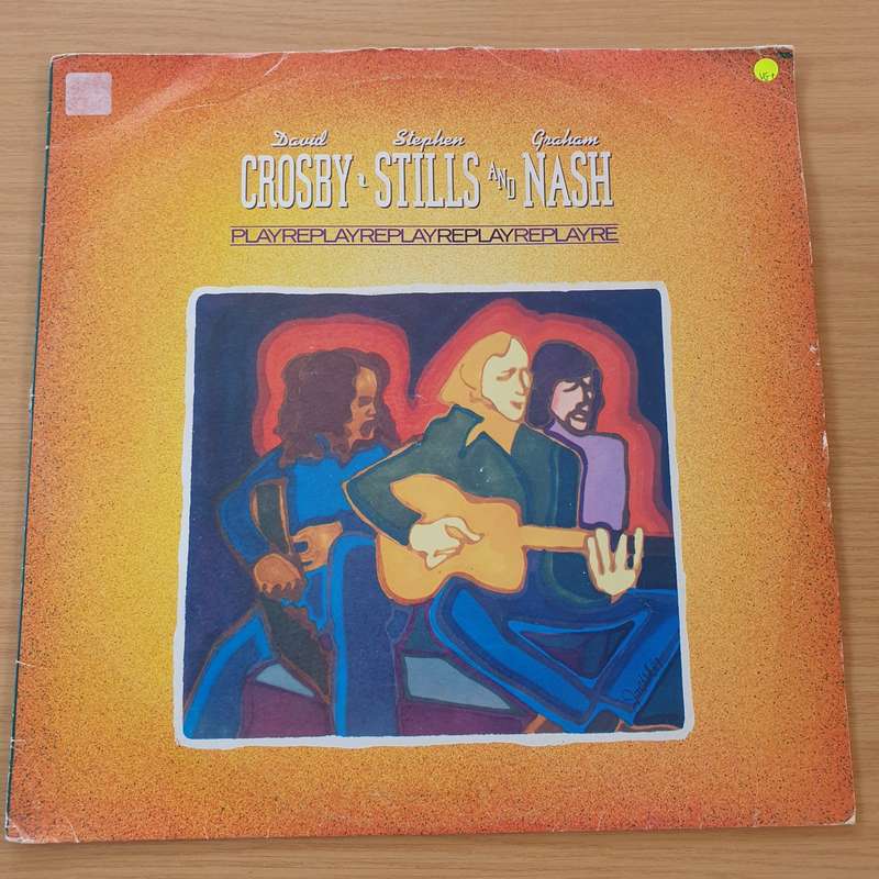 Crosby, Stills & Nash  Replay - Vinyl LP Record  (VG+)