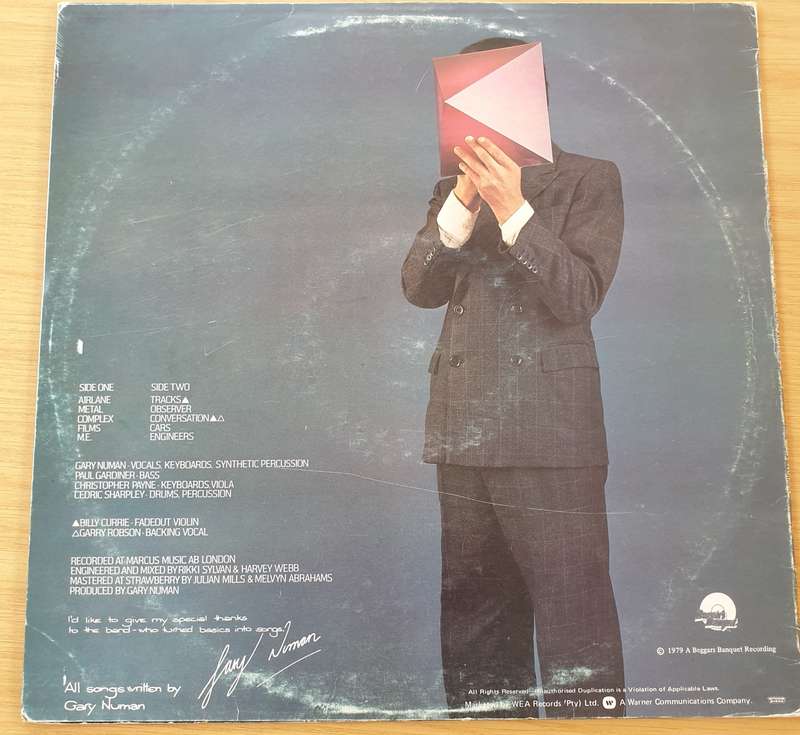 Gary Numan  The Pleasure Principle - Vinyl LP Record  (VG+)