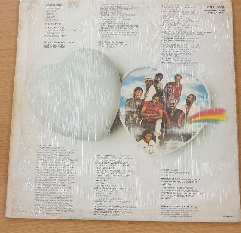 Kool & The Gang  In The Heart - Vinyl LP Record  (G+)