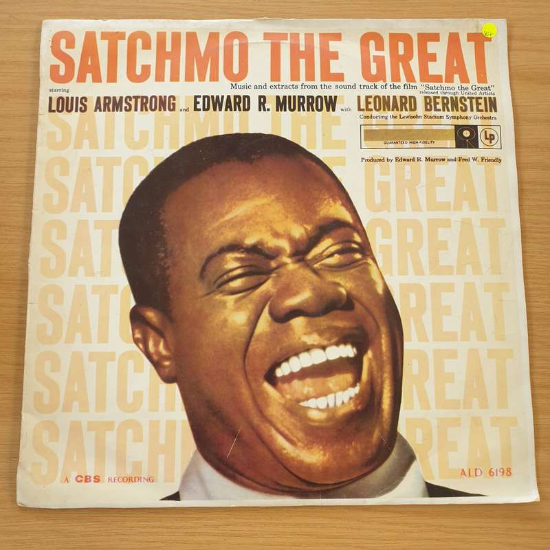 Satchmo The Great   Louis Armstrong and Edward R. Murrow With Leonard Bernstein  Vinyl LP R...