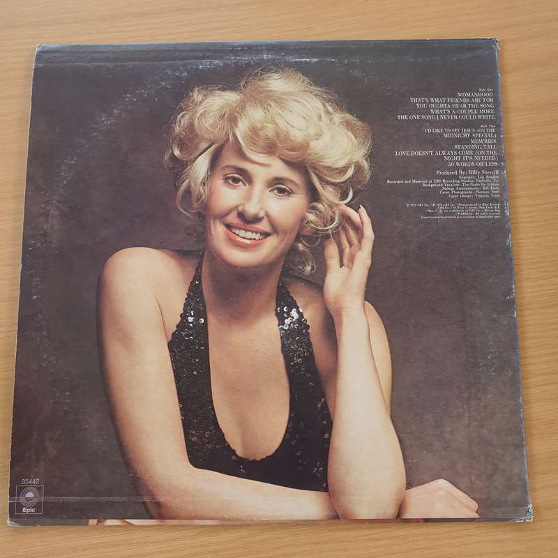 Tammy Wynette  Womanhood  Vinyl LP Record  (VG+)