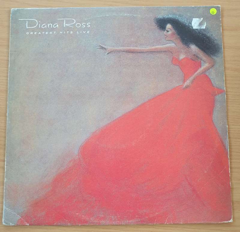 Diana Ross  Greatest Hits Live  Vinyl LP Record  (VG-)