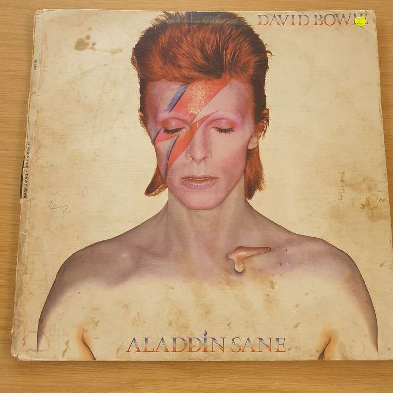 David Bowie  Aladdin Sane - Vinyl LP Record  (G+)