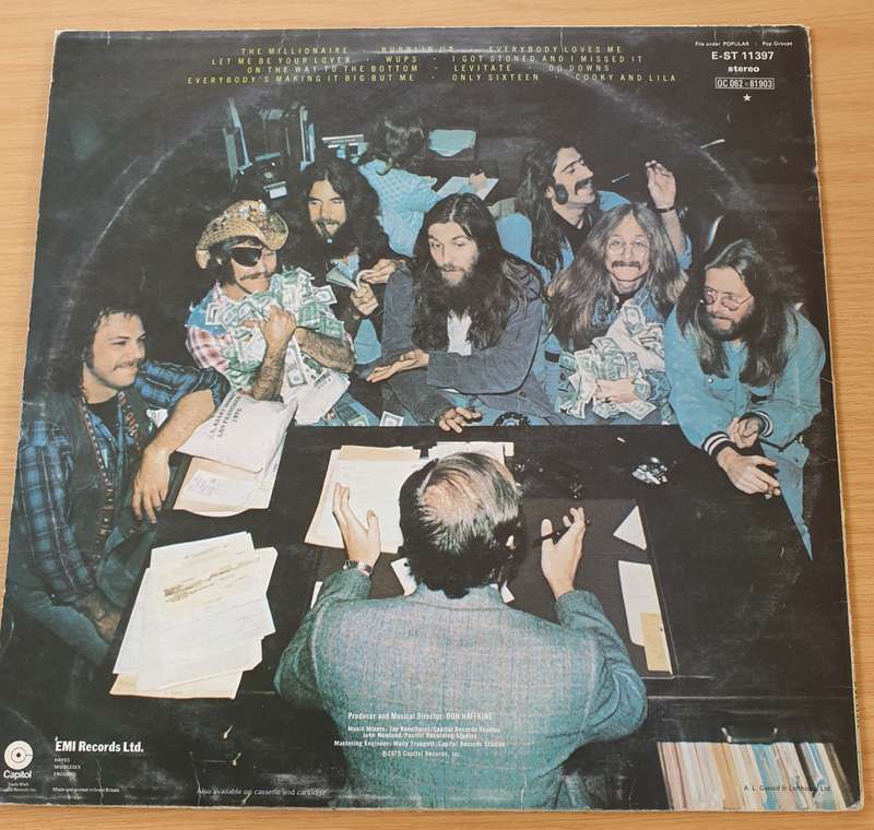 Dr. Hook  Bankrupt - Vinyl LP Record (VG)