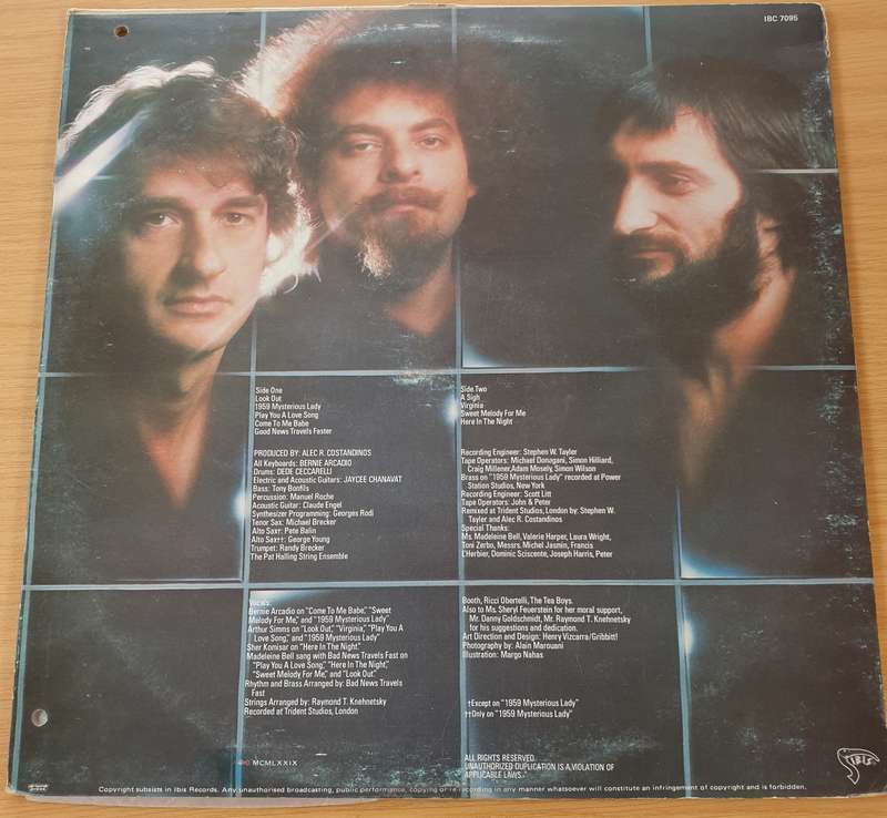 Bad News Travels Fast  Look Out  Vinyl LP Record  (VG+)