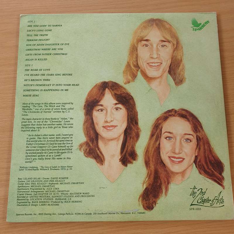 The 2nd Chapter Of Acts  The Roar Of Love  Vinyl LP Record  (VG+)