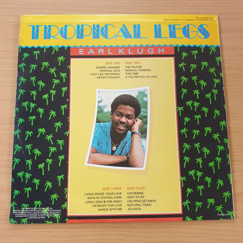 Earl Klugh  Tropical Legs - Double Vinyl LP Record (VG)