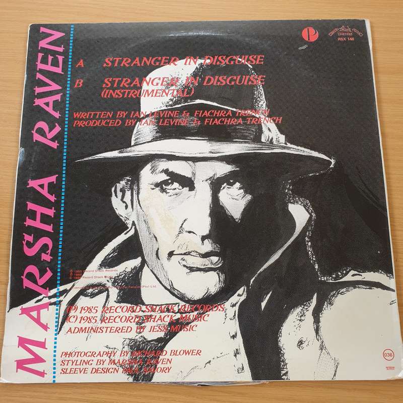 Marsha Raven  Stranger In Disguise  Vinyl LP Record  (VG+)
