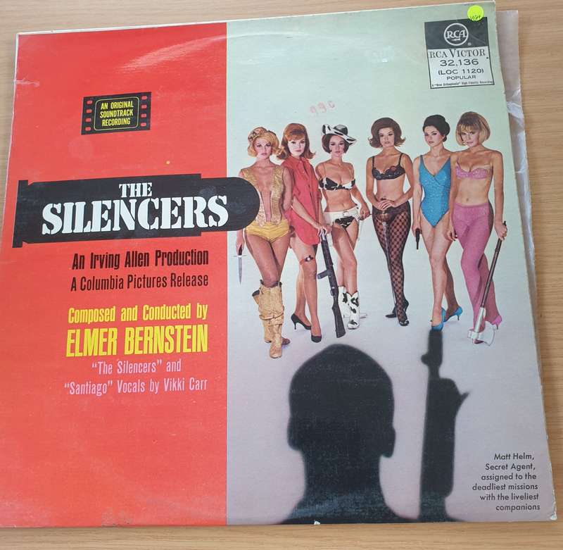 Dean Martin  The Silencers - Original Soundtrack Recording  Vinyl LP Record  (VG+)