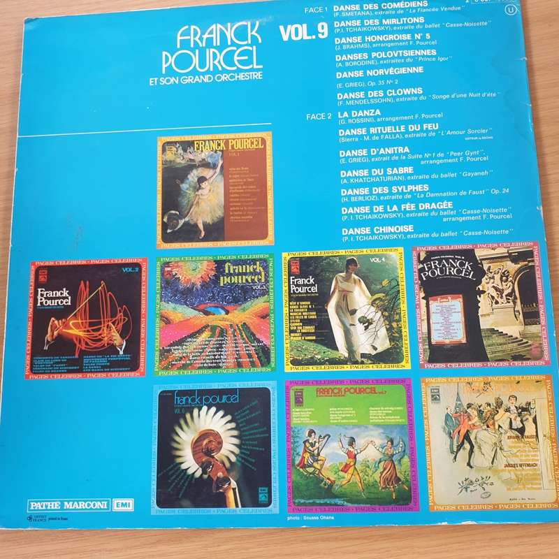 Franck Pourcell - Danses Celebres  Vinyl LP Record  (VG+)