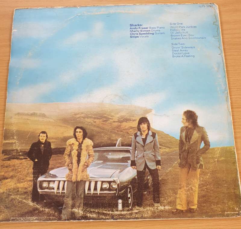 Sharks  First Water - Vinyl LP Record (VG)