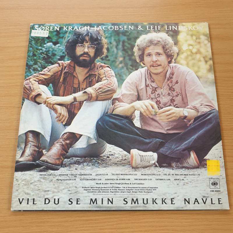 Søren Kragh-Jacobsen & Leif Lindskov  Vil Du Se Min Smukke Navle  Vinyl LP Record  (VG+)