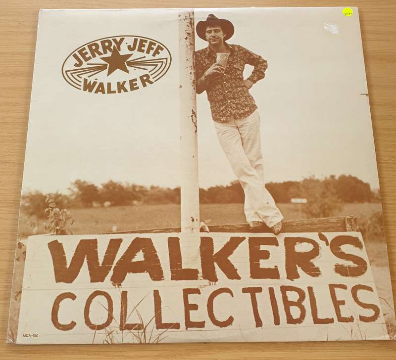 Jerry Jeff Walker  Walker's Collectibles  Vinyl LP Record  (VG+)
