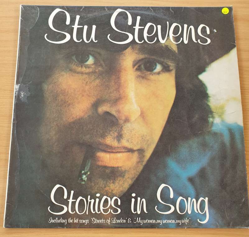 Stu Stevens  Stories In Song  Vinyl LP Record  (VG+)