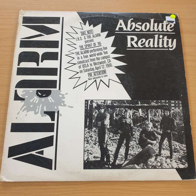 Alarm  Absolute Reality  Vinyl LP Record  (VG+)