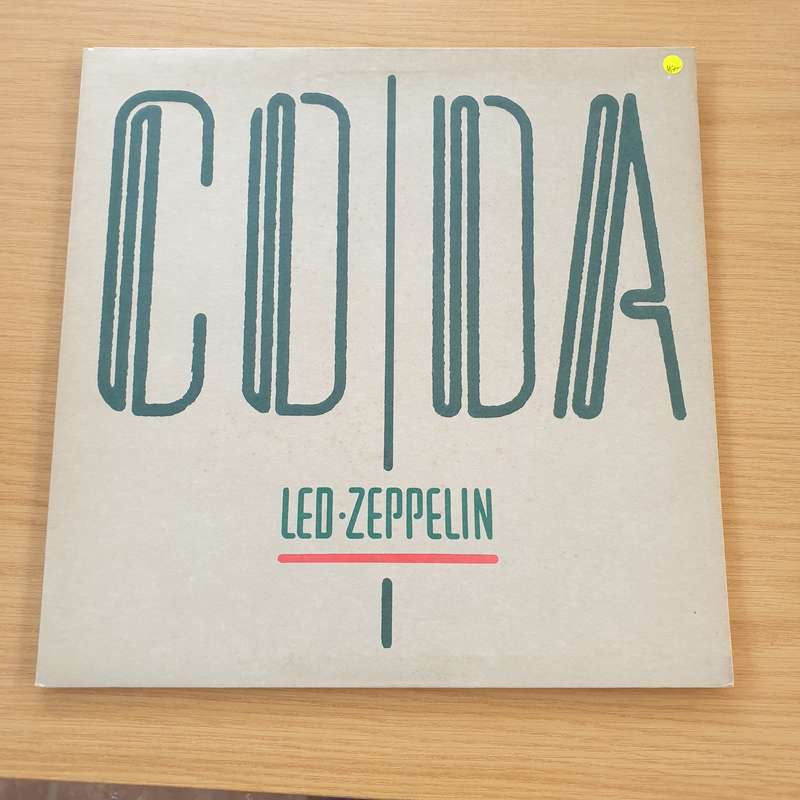 Led Zeppelin  Coda  Vinyl LP Record  (VG+)