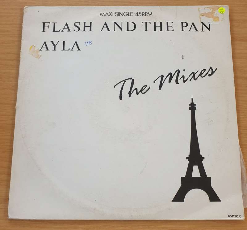 Flash And The Pan  Ayla (The Mixes) -  Vinyl Record  (VG+)