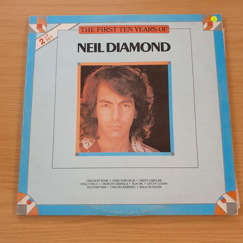 Neil Diamond  The First Ten Years Of - Double Vinyl LP Record (VG)