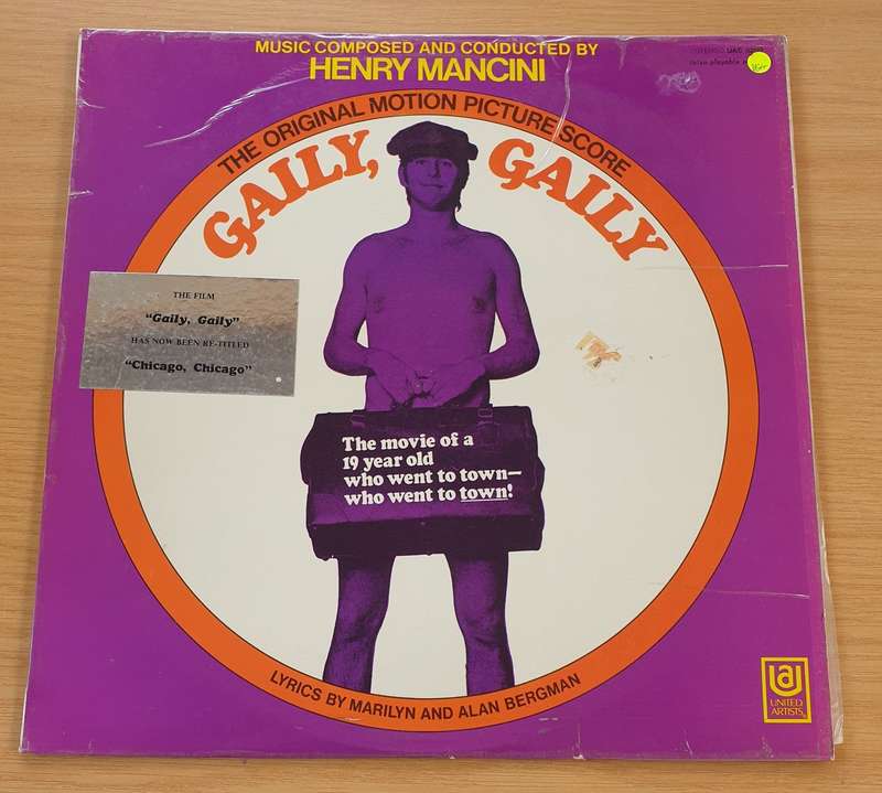 Gaily, Gaily (The Original Motion Picture Score) -  Henry Mancini  Vinyl Record  (VG+)