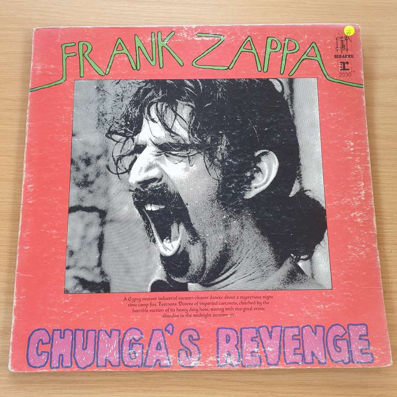 Frank Zappa  Chunga's Revenge  Vinyl LP Record  (VG-)
