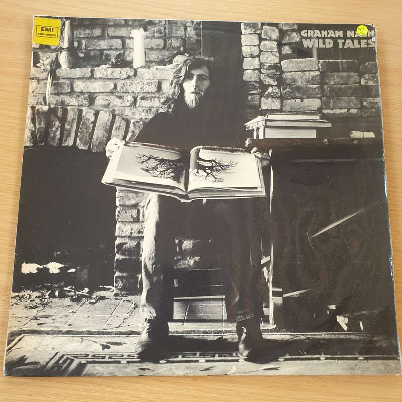 Graham Nash  Wild Tales (with Lyrics)  Vinyl LP Record  (VG+)
