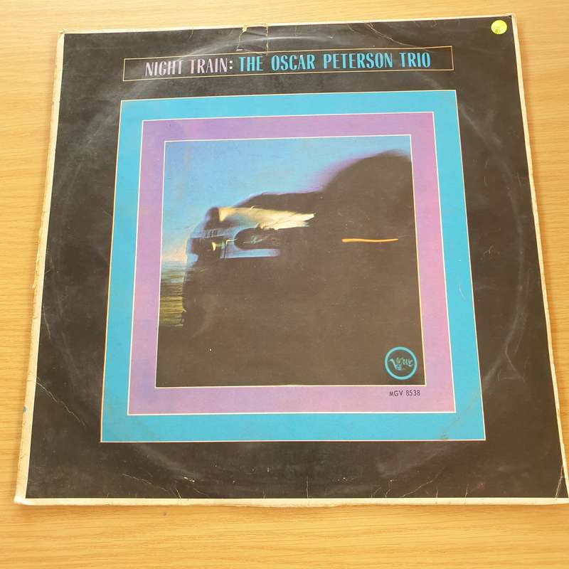 The Oscar Peterson Trio  Night Train  Vinyl LP Record  (VG-)