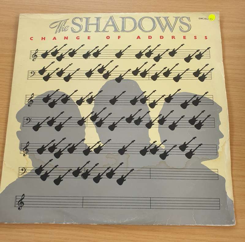The Shadows - Change Of Address - Vinyl LP Record (VG+)