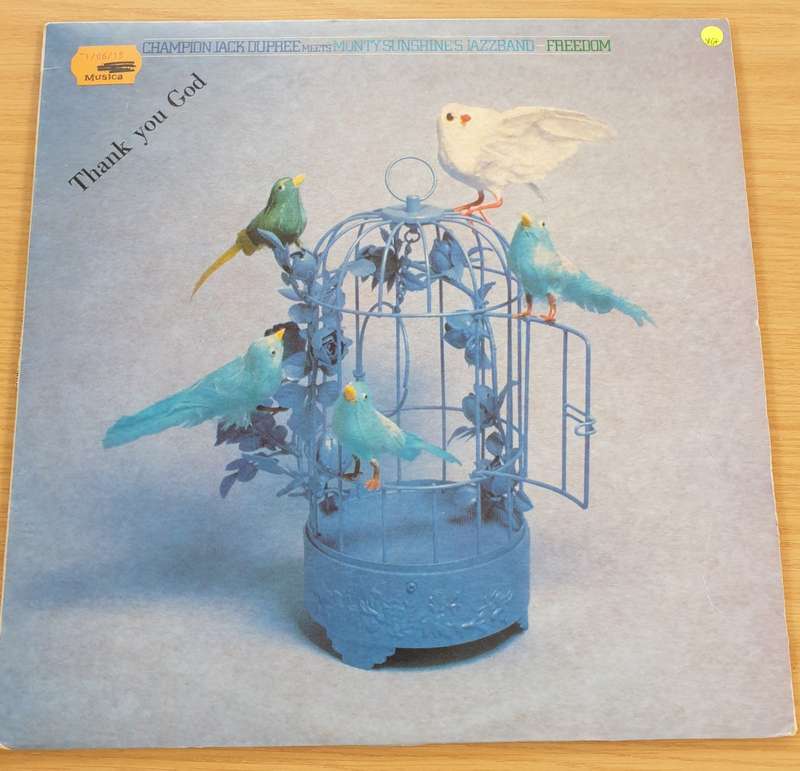 Champion Jack Dupree - Thank you G-D   Vinyl LP Record  (VG+)
