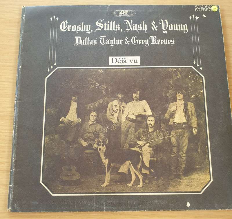 Crosby, Stills, Nash and Young - Deja Vu  Vinyl LP Record  (VG-)