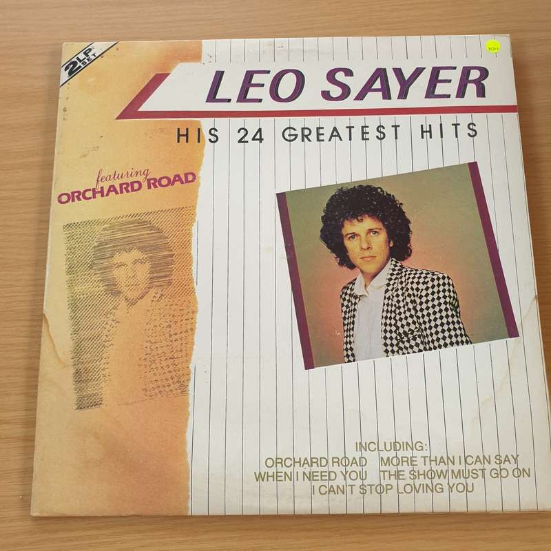Leo Sayer  His 24 Greatest Hits - Double Vinyl LP Record  (VG+)