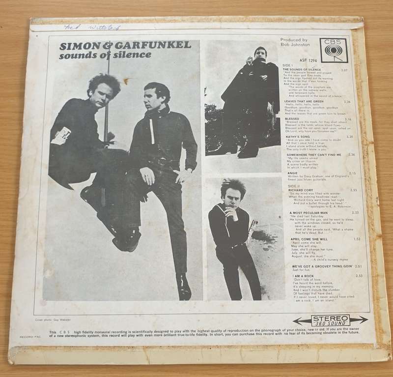 Simon & Garfunkel  Sounds Of Silence - Vinyl LP Record (VG)