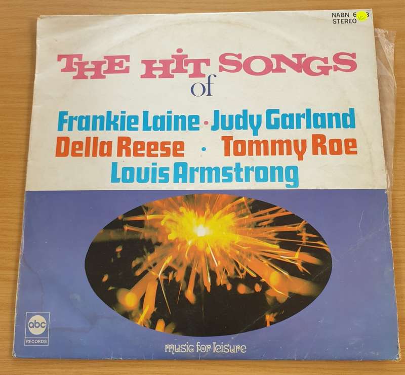 The Hit Songs of Frankie Laine, Judy Garland, Della Reese, Tommy Roes, Louis Armstrong - Vinyl LP...