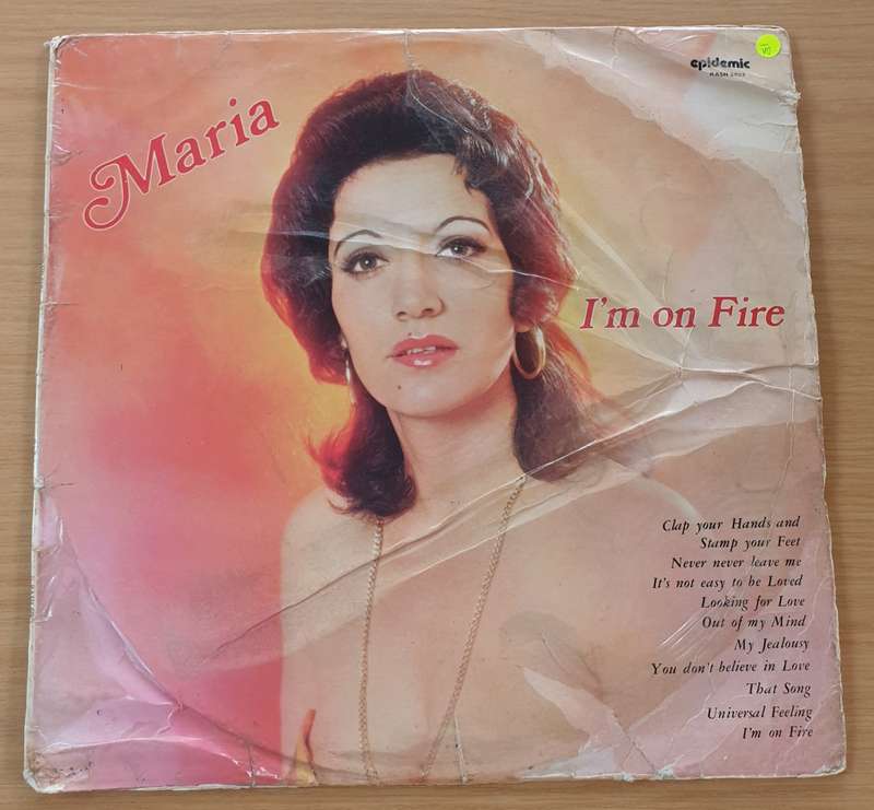 Maria  I'm On Fire  Vinyl LP Record  (VG-)