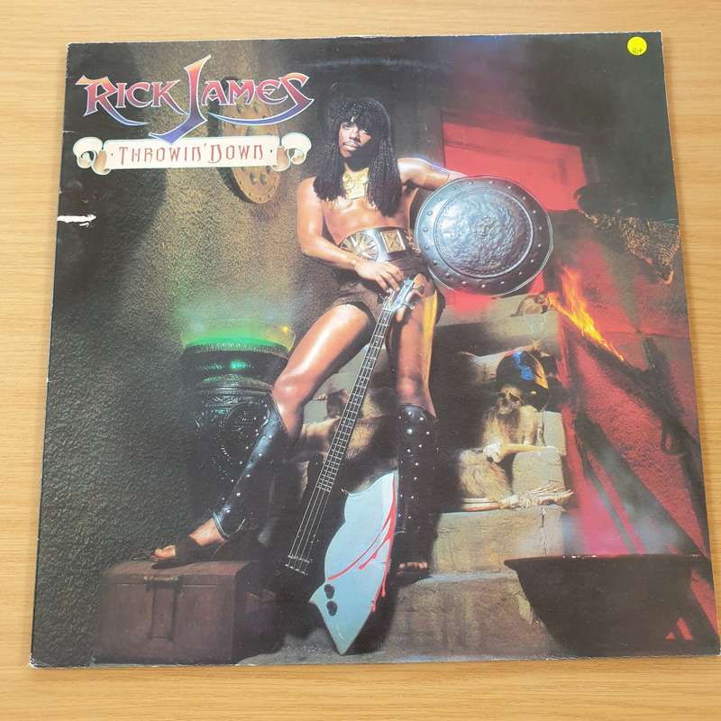 Rick James  Throwin' Down - Vinyl LP Record  (VG+)