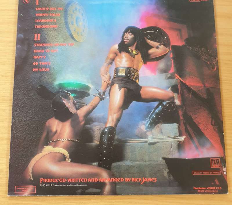 Rick James  Throwin' Down - Vinyl LP Record  (VG+)