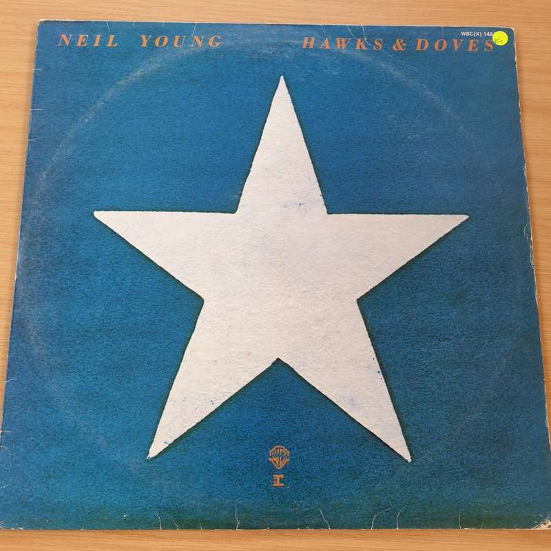 Neil Young  Hawks & Doves - Vinyl LP Record  (VG+)