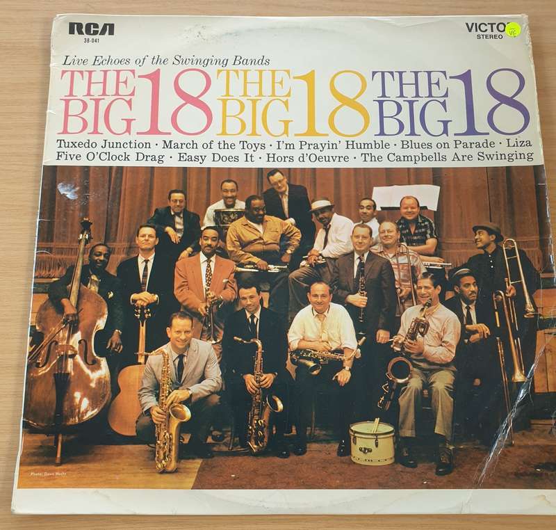 The Big 18  Live Echoes Of The Swinging Bands  Vinyl LP Record  (VG-)