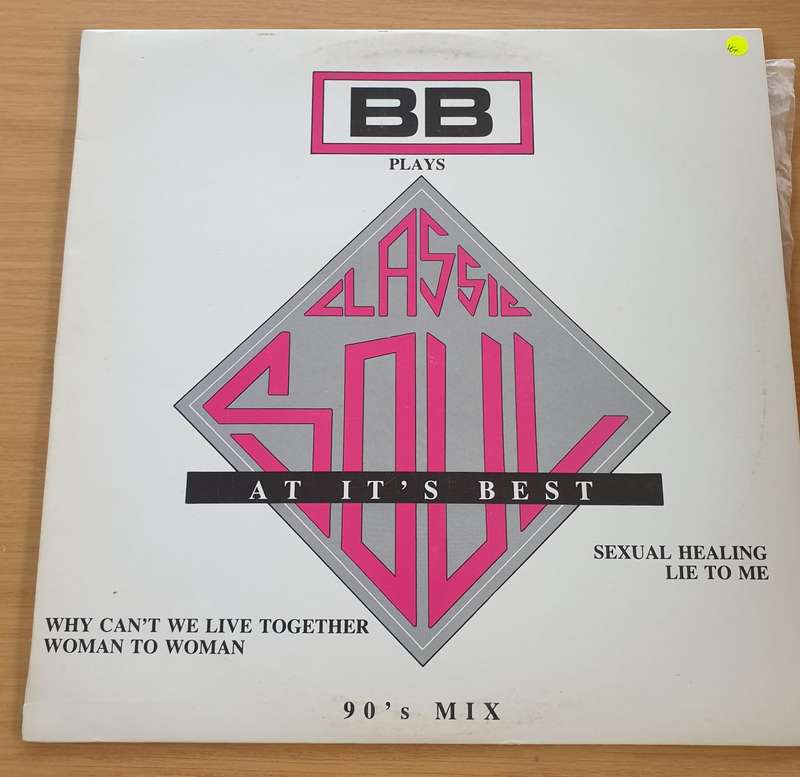 BB  B B Plays Classic Soul - Vinyl LP Record  (VG+)
