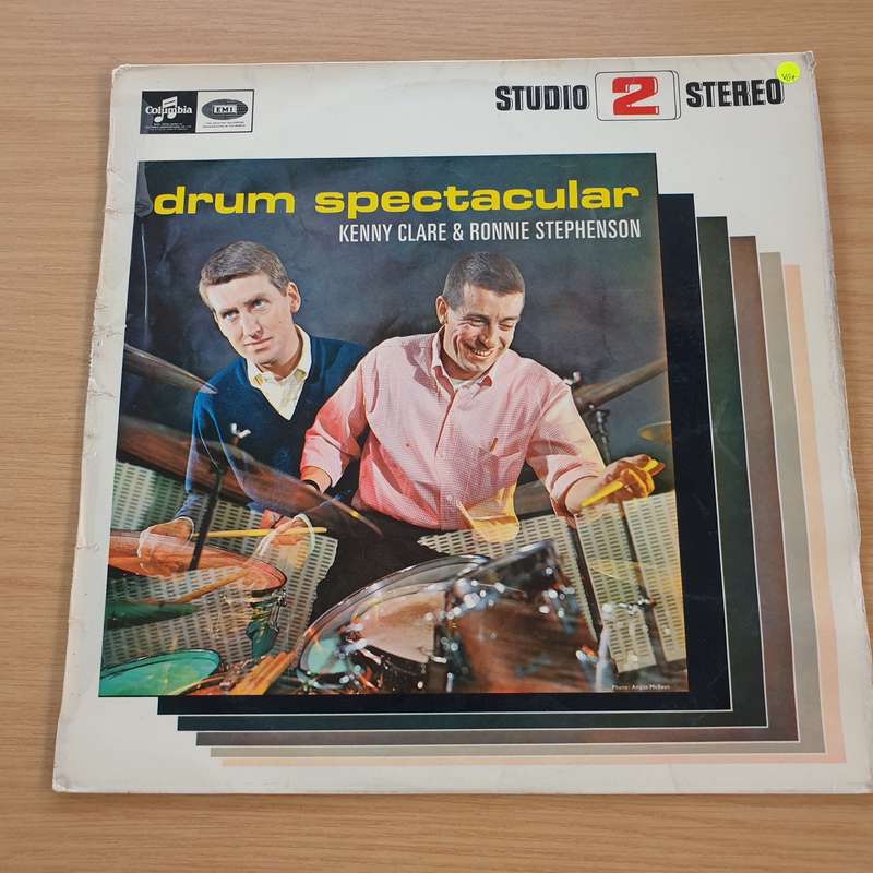Drum Spectacular - Kenny Clare And Ronnie Stephenson  Vinyl LP Record  (VG+)