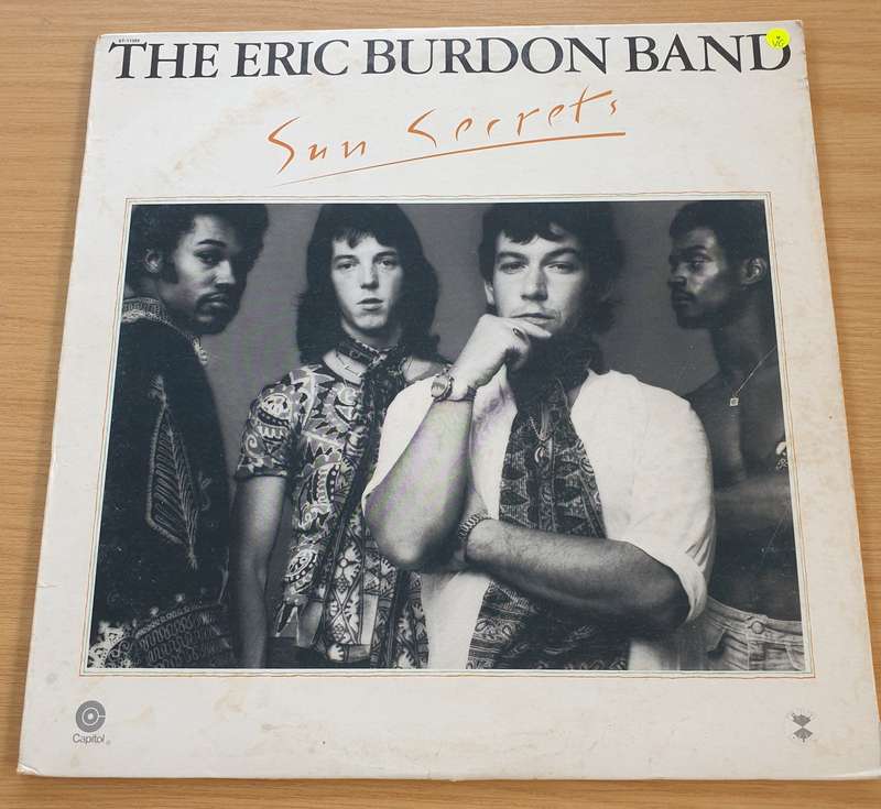 The Eric Burdon Band  Sun Secrets - Vinyl LP Record  (VG)
