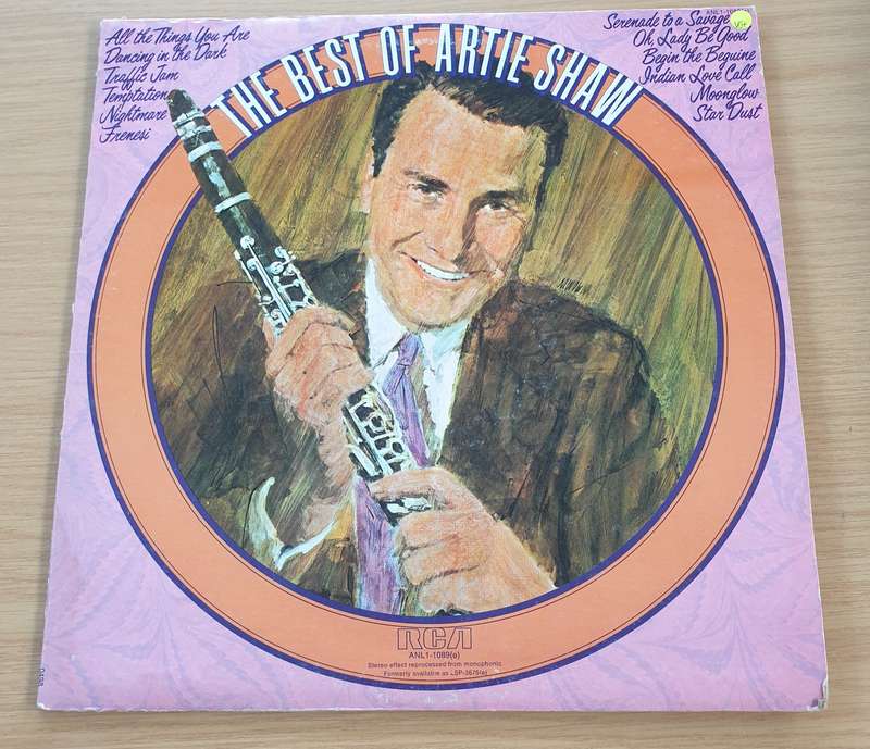 Artie Shaw And His Orchestra  The Best Of Artie Shaw  Vinyl LP Record  (VG+)