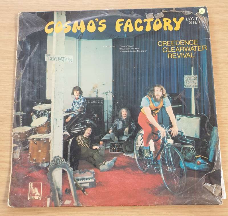Creedence Clearwater Revival  Cosmo's Factory   Vinyl LP Record  (VG-)