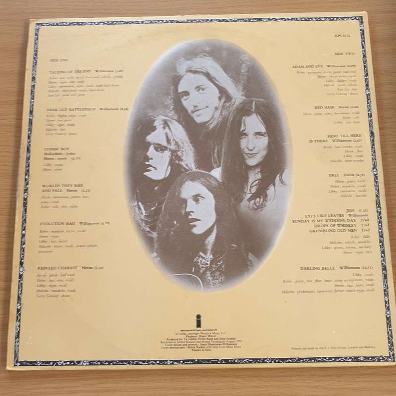 The Incredible String Band  Liquid Acrobat As Regards The Air  - Vinyl LP Record (VG)