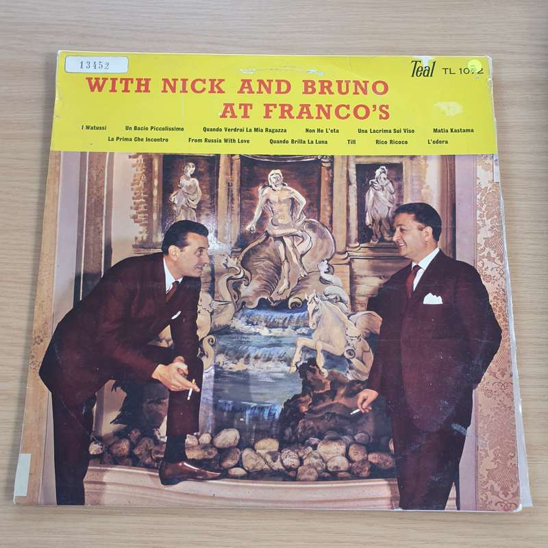 With Nick and Bruno at Franco's (South Africa)   Vinyl LP Record  (VG-)