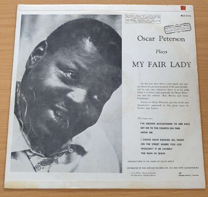 Oscar Peterson Plays My Fair Lady  Vinyl LP Record  (VG-)