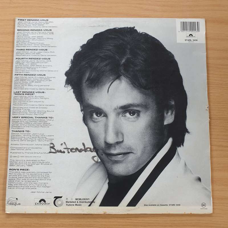 Jean-Michel Jarre  Rendez-Vous - Vinyl LP Record (VG)