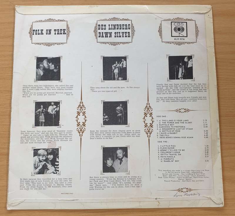 Des & Dawn  Folk-On-Trek On The Banned Wagon - Vinyl LP Record (VG)
