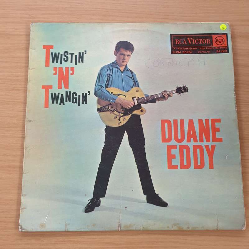Duane Eddy  Twistin' 'N' Twangin' - Vinyl LP Record (G+)